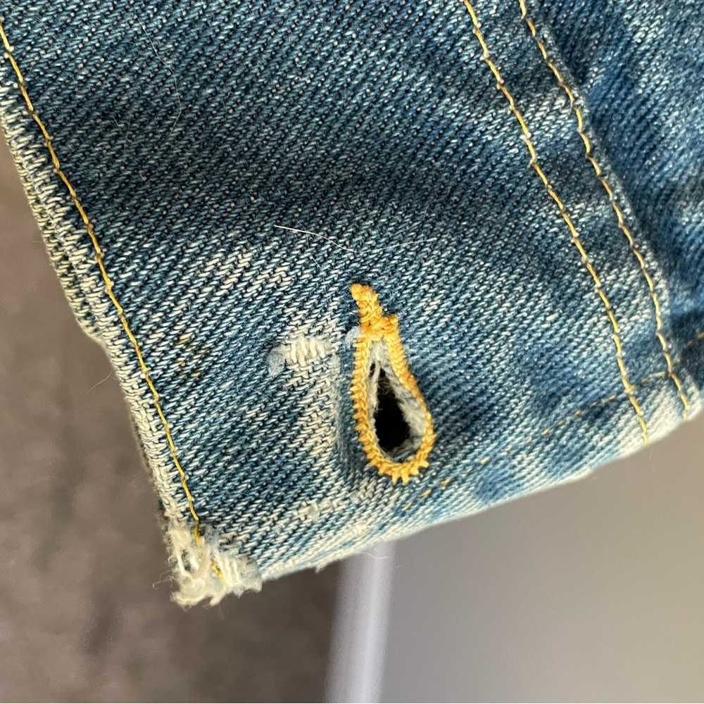 Vintage Lee Denim Trucker Jacket 40L - Picture 13 of 16
